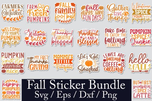 Download Fall Sticker Bundle - Premium Resources