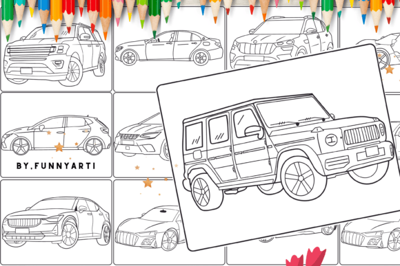 Download Realistic Vehicles Coloring Book - Realistic Collection