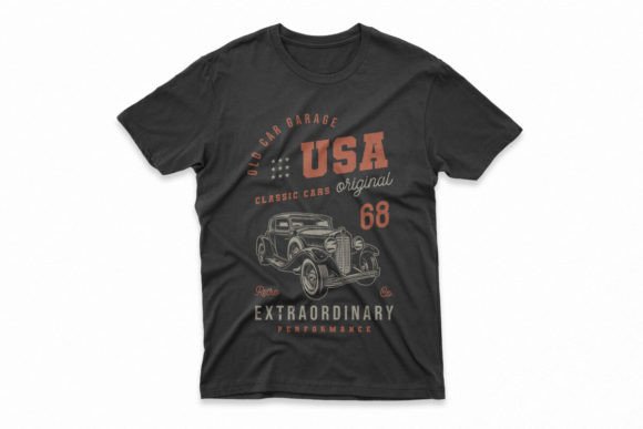 Download Vintage Usa Classic Car Vector T-shirt - Car vector Collection