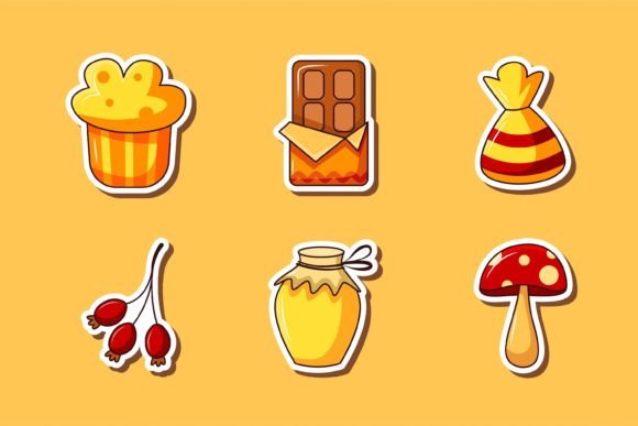 Download Set Collection of Autumn Sticker - Autumn sticker Collection