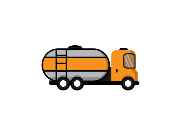 Download Oil Tanker Car Vector Icon - Car vector Collection